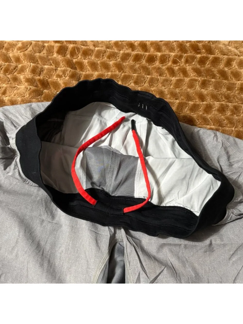 Lululemon T.H.E. Short Linerless 11" Greyt Deep Coal Mens Training Shorts S - Picture 7 of 11